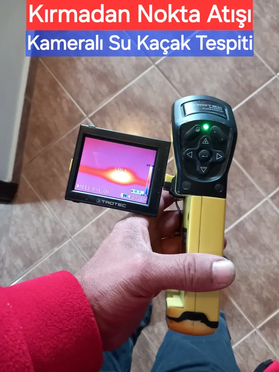 Kameralı Su Kaçağı Tespiti-Kırmadan Nokta Atışı